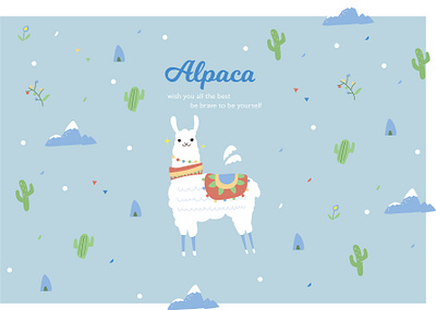 Alpaca! adobe illustrator design flat graphic graphic art graphic arts illustration illustration art illustrator vector