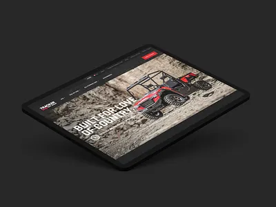Tracker Off Road Portfolio atv foundation landing page portfolio product responsive ui ux web design website