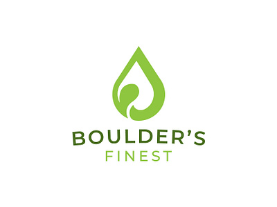 Boulder's Finest brand brand agency branding design fresh geometic healthy hemp lettermark logo logo design logo designer logodesign logofield logomark marijuana oil symbol