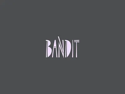 Bandit the dog bandit design dog font lettering letters logo type typeface typography