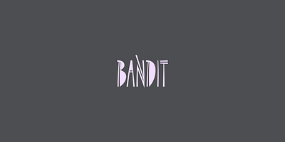 Bandit the dog bandit design dog font lettering letters logo type typeface typography