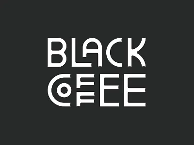 Black Coffee Typography brand design calligraphy coffee coffee shop design graphic design hand lettering handlettering type type design typography vintage