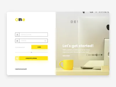 OMe-Login page design minimal minimalist minimalistic sign in sign in page signup simple ui ui ux ui design uidesign uiux ux yellow