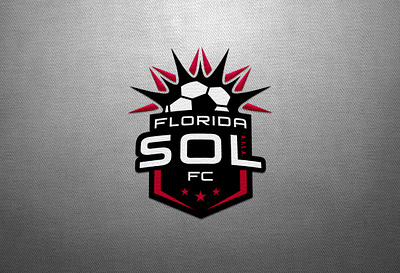 Florida Sol FC florida logo patch redesign soccer sol sports