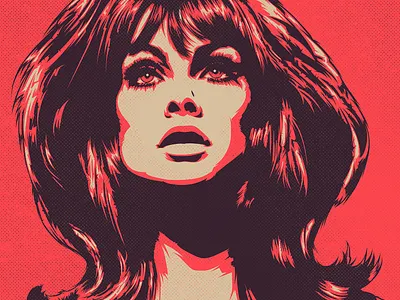 RETRO 01 advertisement artwork digital art editorial fashion fashion illustration illustration illustrator model pop portrait retro vector vintage