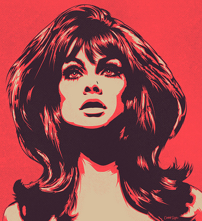RETRO 01 advertisement artwork digital art editorial fashion fashion illustration illustration illustrator model pop portrait retro vector vintage