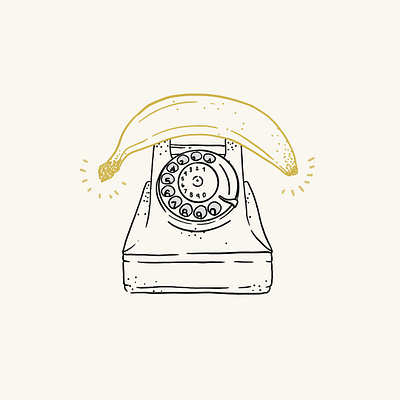 Inktober Day 01 / Ring banana halloween halloween design handdrawn illustration inktober inktober2019 spooky