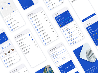 Fheory Financial iOS UI Kit android app bank design figma finance ios mobile ui ux wallet