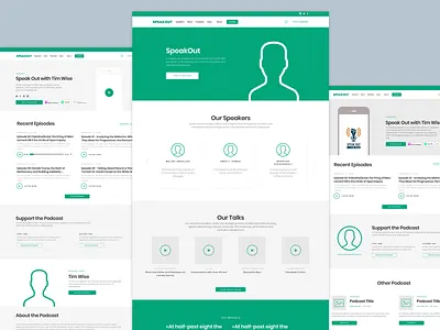 SpeakOut Redesign - Wireframes design user experience ux uxui website wireframes