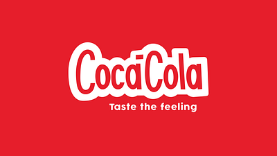 Playful Coca Cola logo redesign branding design logo redesign typography