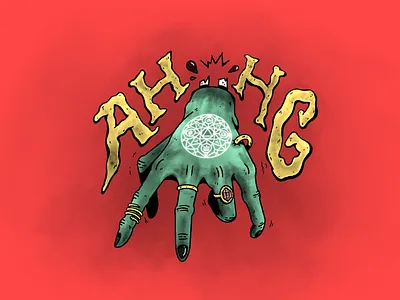 Inktober Day 1 – Ring chop drawing halloween hand illustration inktober inktober2019 ring spooky zombie