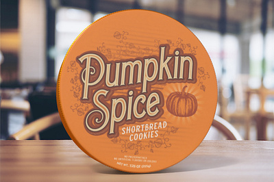 Pumpkin Spice fall food illustration packaging packaging design packaging mockup pumpkin pumpkin spice typography