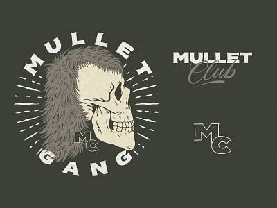 Mullet Gang apparel apparel design brand brand design branding custom type design hand lettering illustration illustration lettering illustrator logo logo design logodesign logomark mark type vector vector illustration vectorart