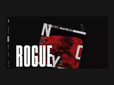 Studio Page about page cool design design studio graphic design illustration rogue studio ui ux web website