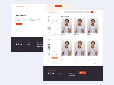Maid Service design house house solutions maid maid service ui design ux design web web design