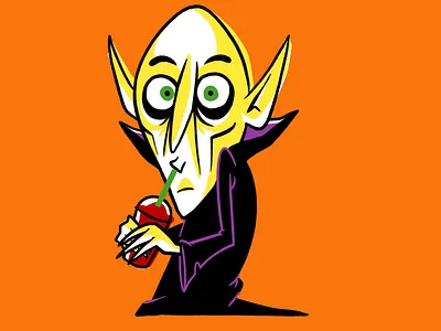 Vampire drawlloween halloween illustration procreate vampire