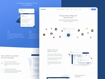 Team Page b2b clean design home homepage illustration interface landing saas saas app ui uiux user interface user interface ux website