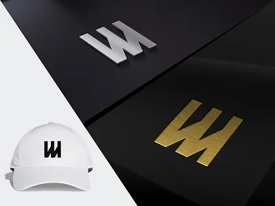 WM Logo concept branding clean design identity logo minimal monogram monogram design monogram logo vector