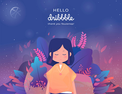 Hello Dribbble debut debutshot design flat flatdesign icon illustration vector