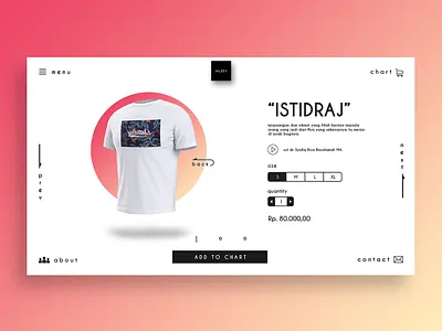 E-commerse Muslim Wear "Istidraj T-Shirt" design e commerse ecommerse fashion website muslim product design shirt ui ui design ui ux design ux ux design website