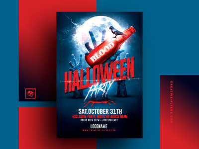 Halloween Flyer Template adobe photoshop flyer templates graphicsdesign halloween halloween design halloween flyer halloween party horror invitation invitation cards invites party flyer postcards poster posters zombies