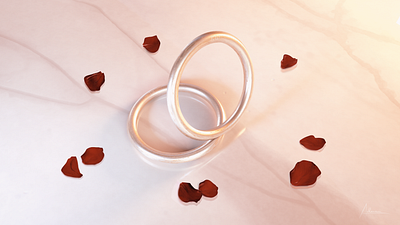 Rings 3d cinema4d design graphic mariage product design ring wedding