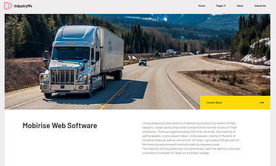Mobirise Web Software — Content Block IndustryM4 bootstrap design mobile mobirise responsive software webdesign webdevelopment website builder website maker