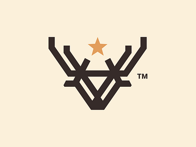 DeerStar beer emblem beer logo brew brewery logo brewing brewing company brewing logo cold beer logo deer deer illustration deerstar star star logo