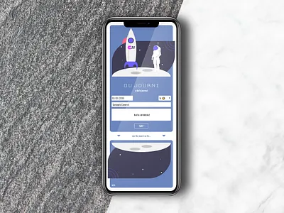 Journal Webapp design ui web