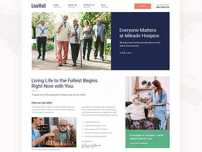 LiveWell - Senior Care Theme clean colorful design hospice landing medical modern retirement senior care senior living seniors theme ui ux web wordpress