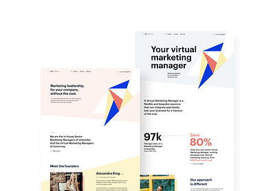 Marketing Agency Rebrand and Website Design WIP agency agency website design figma landing page logo ui uidesign web design