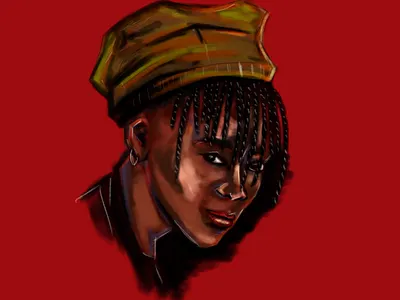 brenda Fassie album artwork art hair illustrator woman illustration