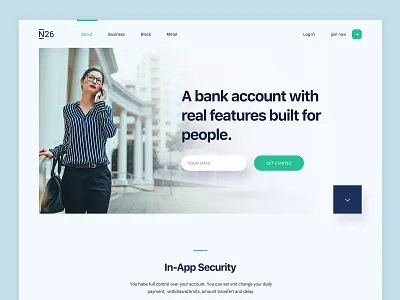 N26-Frame-01 branding design interface minimal ui ui design ux ux design