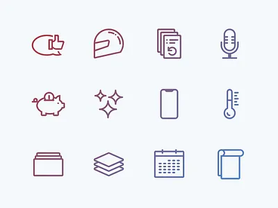 Lovely icons, pt. 2 branding design icon icon set illustration ui