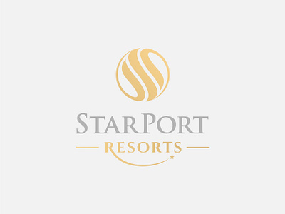 StarPort Resorts brand brand agency brand identity branding elegant geometic graphicdesign hotel initial lettermark logo logo design logo designer logofield luxury monogram resorts s logo symbol