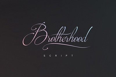 Brotherhood Elegant handwritten Free Font font freebies freefont typogaphy typography