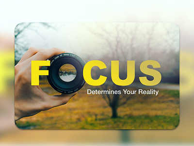 Focus adobe xd darold pinnock design design layout dpcreates graphic design inspiring photoshop typography