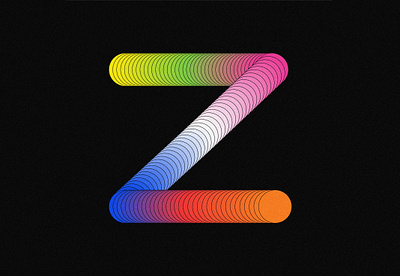 Z letter dribbble geometry letter warmup