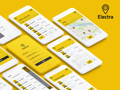 Electra app app branding design logo minimal ui ux