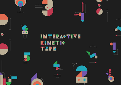 Interactive Kinetic Type! design illustration numbers sketch typography ux