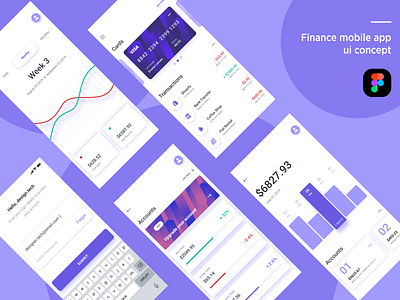 Finance Mobile App UI concept app design app designer dashboard ui figma figmadesign finance app finance financial finance mobile app ios app ios app development mobile app design ui user experience design user interface design