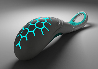 Massager design and 3D modeling 3dmodeling 3dsmax illustrator product design rhino