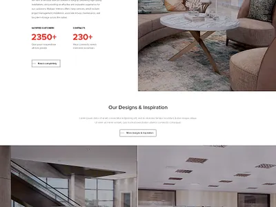 O2 Interior design furniture website interior interior design typography ui ux web website