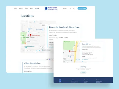 Map Location design location map new design uidesign usa ice ux design
