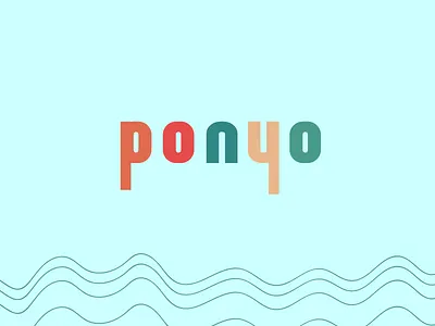 weekly warm-up / Ponyo anime challenge design ponyo studio ghibli typography weekly warm up