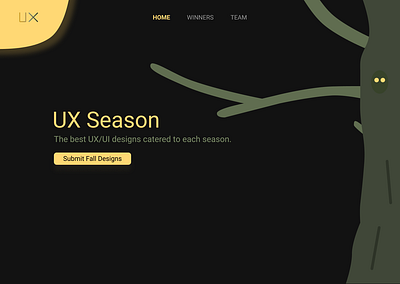 Website Concept - UX Season brand branding design website fall illustration illustration art product design seasonal spring summer webdesign website website concept website design winter