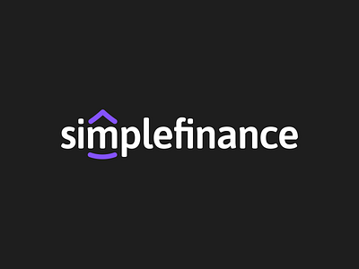 Trademark for simplefinance.io branding design finance home house identity logo realestate simple symbol trademark vector visual identity