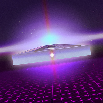 Floating 1980s art design illustration illustrator music photoshop retro retrowave space synthwave tape vaporwave