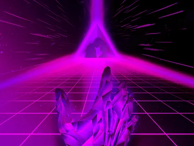 Neon sadness vol 1 1980s art design illustration illustrator photoshop retro retrowave synthwave vaporwave