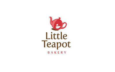 Little Teapot Bakery bakery illustration logo tea teapot